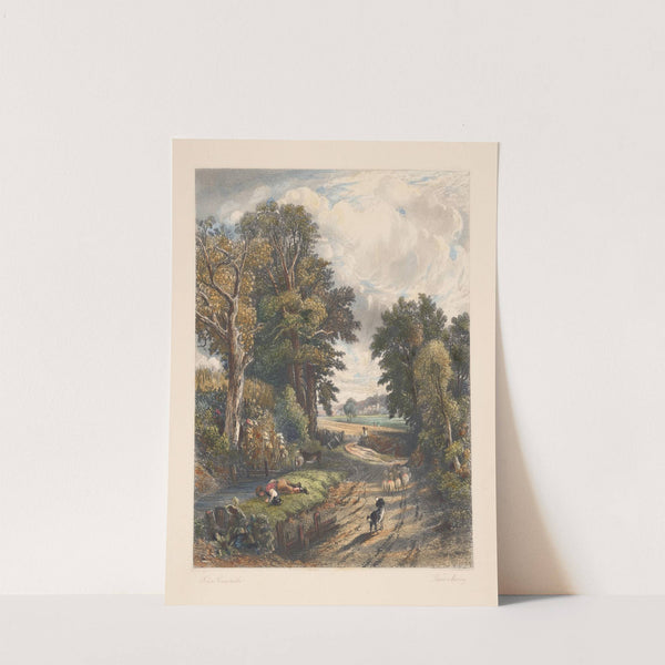 The cornfield (John Constable) (1850) by Louis Marvy
