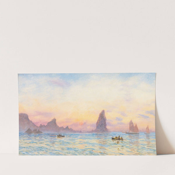 The Cornish Coast Near Newquay (1879) by John Brett