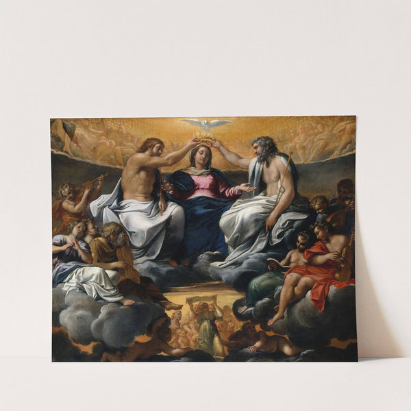 The Coronation of the Virgin (1595) by Annibale Carracci