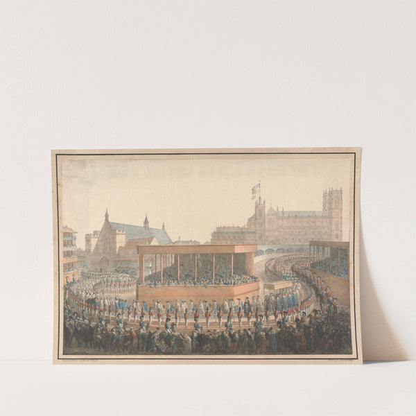 The Coronation Procession of His Majesty King George the IV, July 19th 1821 (1821) by George Johann Scharf