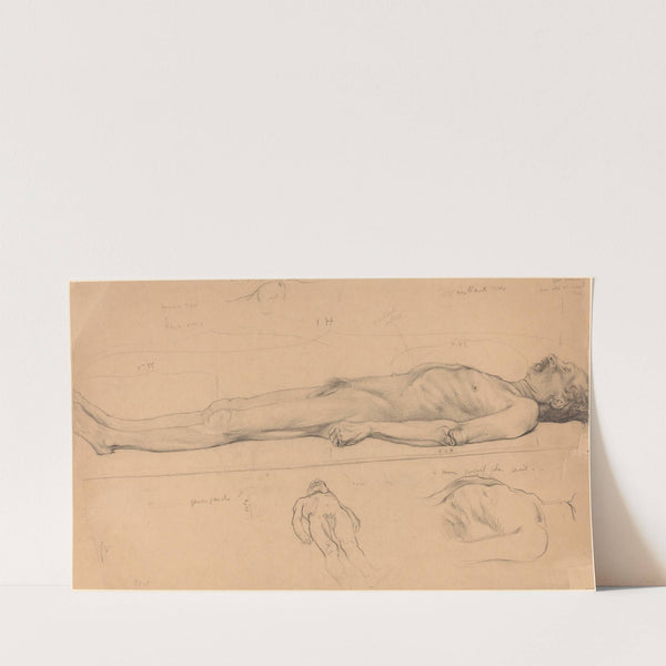 The Corpse (Study for The Dead Christ) (1893) by Félix Vallotton
