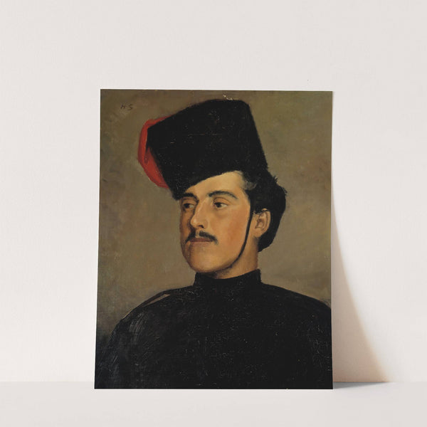 The Cossack (The Beautiful Cossack) by Helene Schjerfbeck
