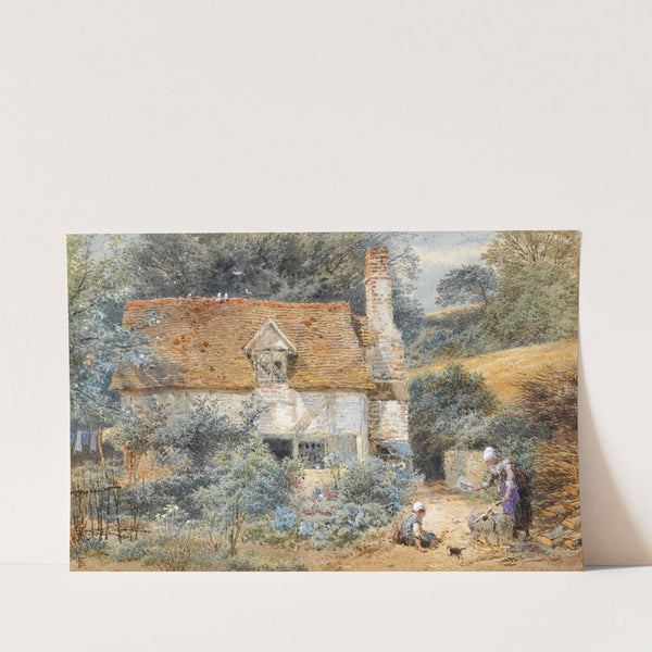 The Cottage by Myles Birket Foster