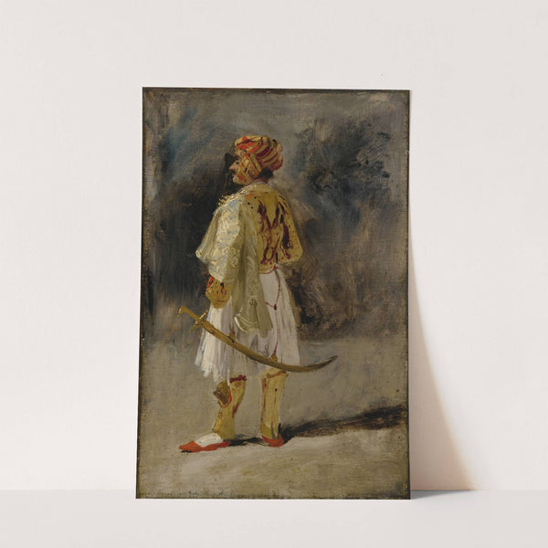 The Count of Palatino in the costume of a Palikar by Richard Parkes Bonington