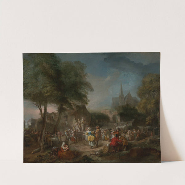 The Country Dance (1760–1762) by Gabriel de Saint-Aubin