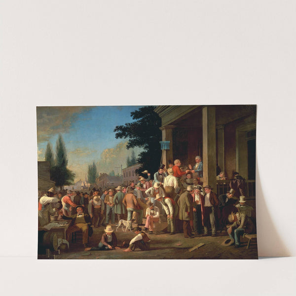 The County Election by George Caleb Bingham