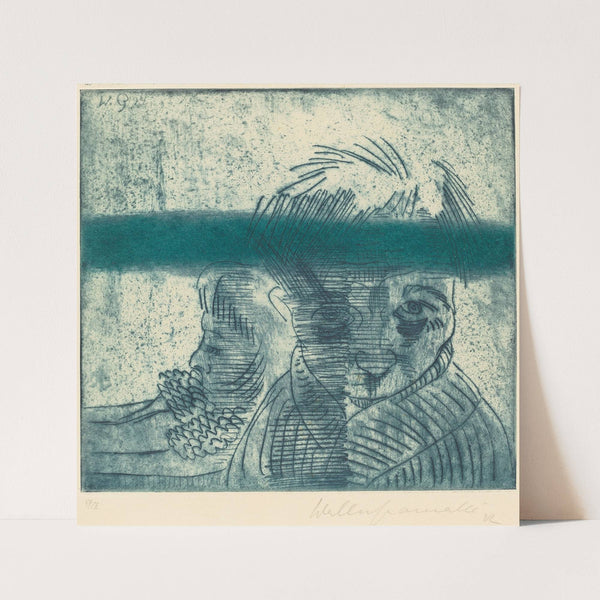 The Couple (Das Paar) (1922) by Walter Gramatté