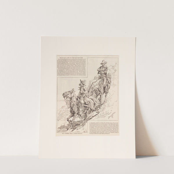 The couriers (1886) by Frederic Remington