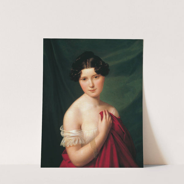 The court actress Sophie Müller (1822) by Ferdinand Georg Waldmüller