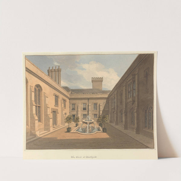 The Court at Blithfield by John Buckler