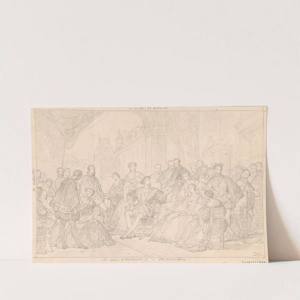 The Court of Francis I of France in Fontainebleau by Nicaise De Keyser