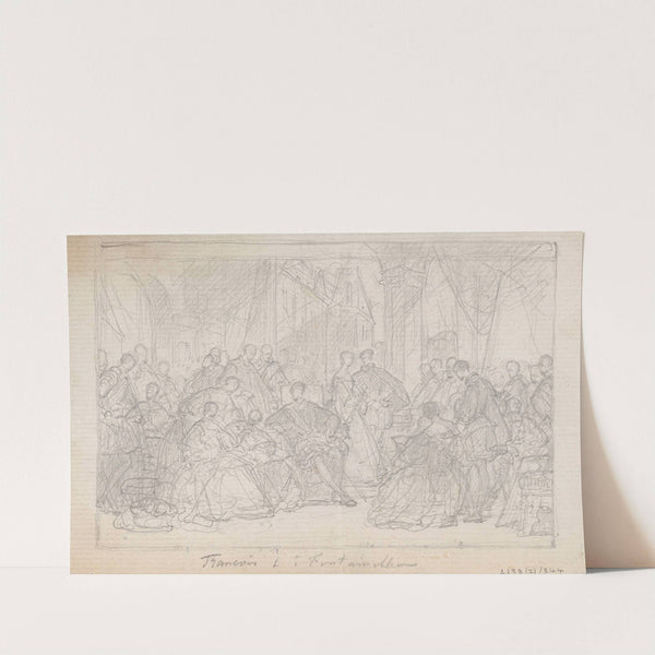 The Court of Francis I of France in Fontainebleau by Nicaise De Keyser