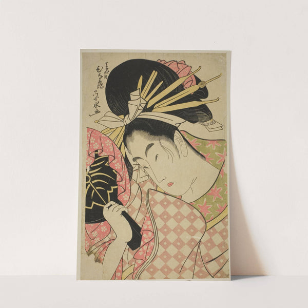 The courtesan Hinazuru of the Chojiya by Ichirakutei Eisui