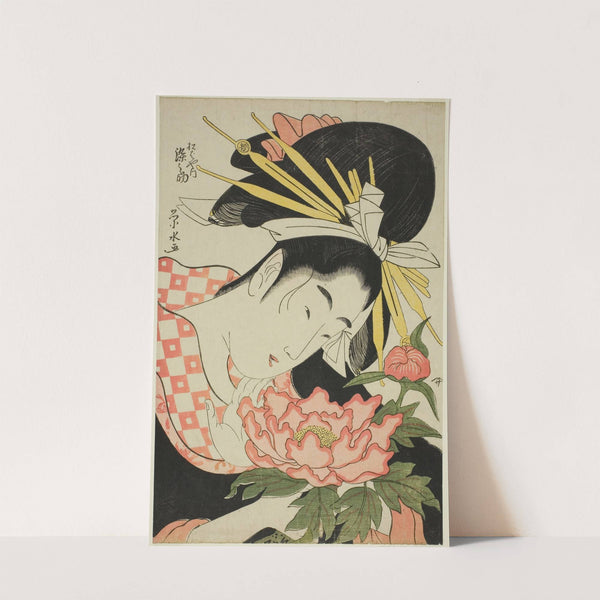 The Courtesan Somenosuke of the Matsubaya by Ichirakutei Eisui