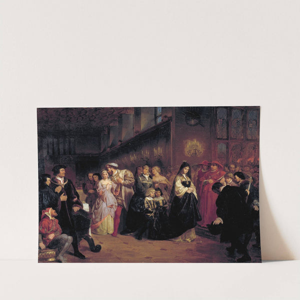 The Courtship of Anne Boleyn (1846) by Emanuel Gottlieb Leutze