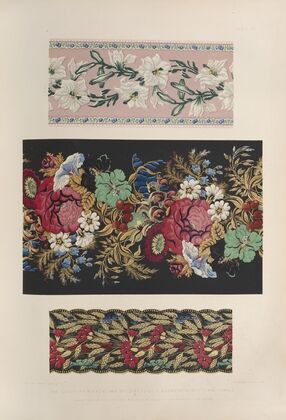 The Coventry ribbon, and specimens of ribbons from St. Etienne, France