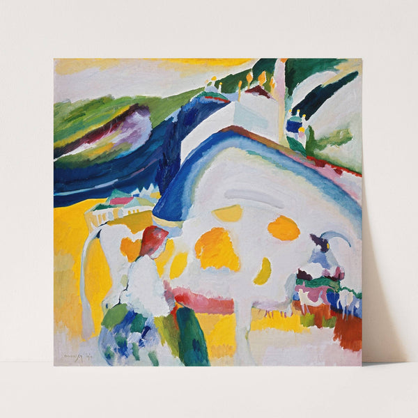 The cow (1910) by Wassily Kandinsky