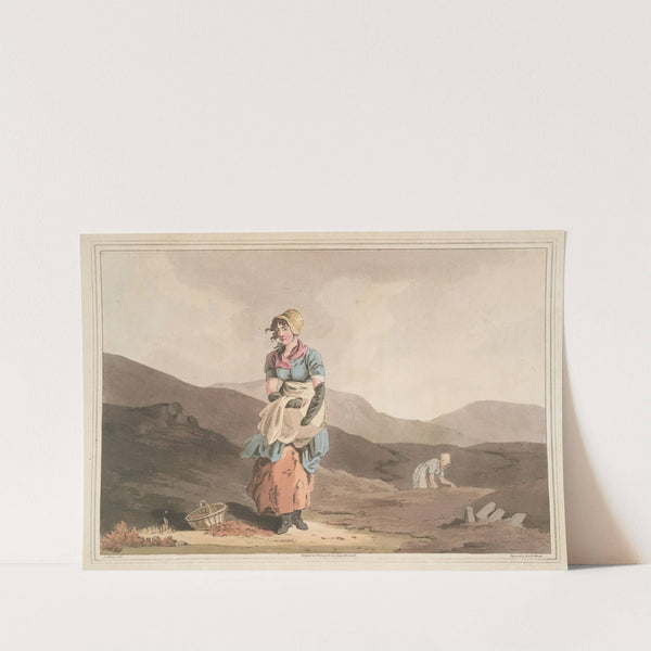 The cranberry girl, Plate 13 by George Walker