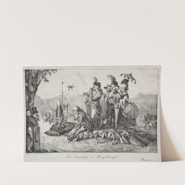 The Crayfish of Longchamps (1822) by Eugène Delacroix