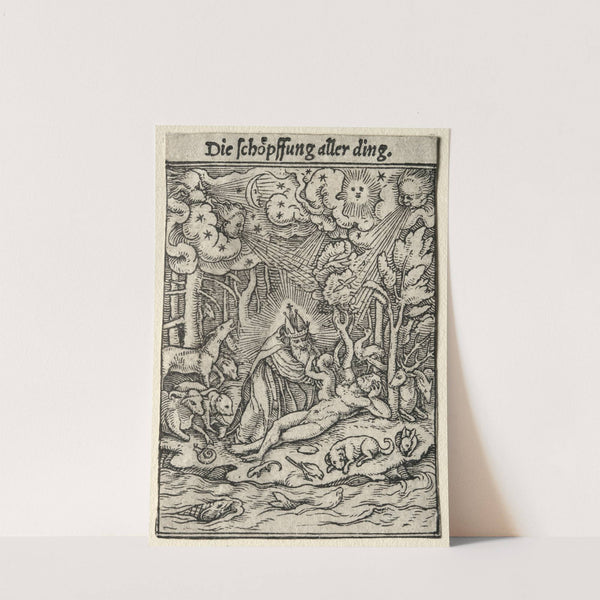 The Creation (c. 1526) by Hans Holbein The Younger