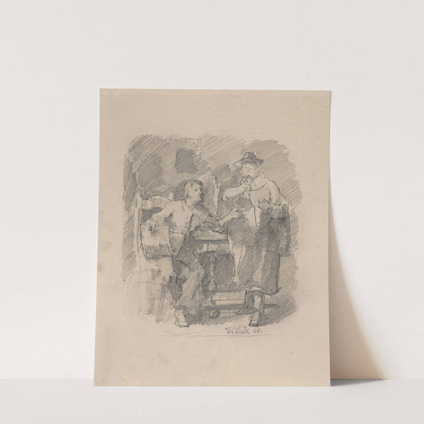 The Critic by Wilhelm Leibl