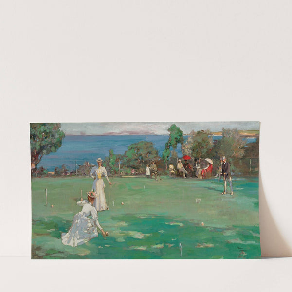 The Croquet Party (1890-93) by Sir John Lavery