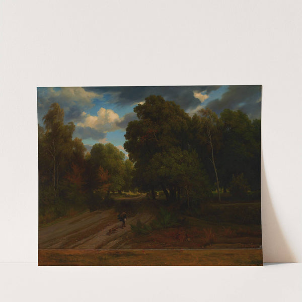 The Crossroads of the Eagle’s Nest, Fontainebleau Forest (1843-1844) by Charles François Daubigny