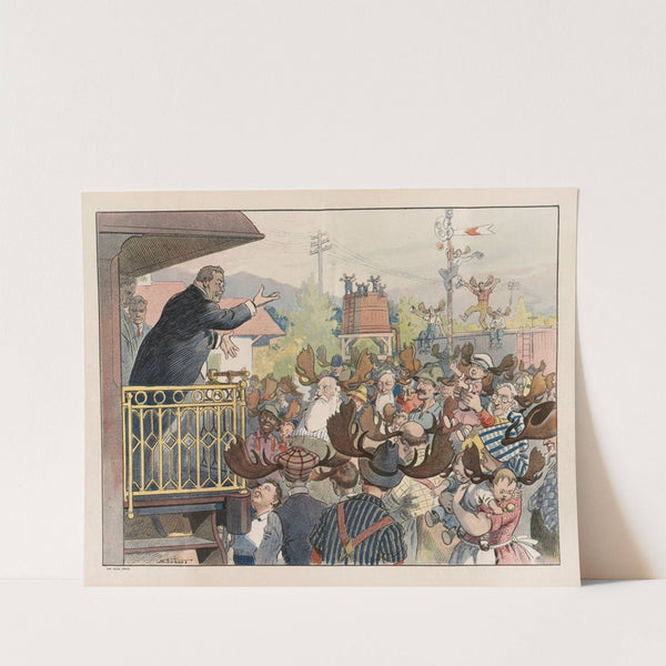 The crowd as it looks to Theodore (1912) by Samuel Ehrhart