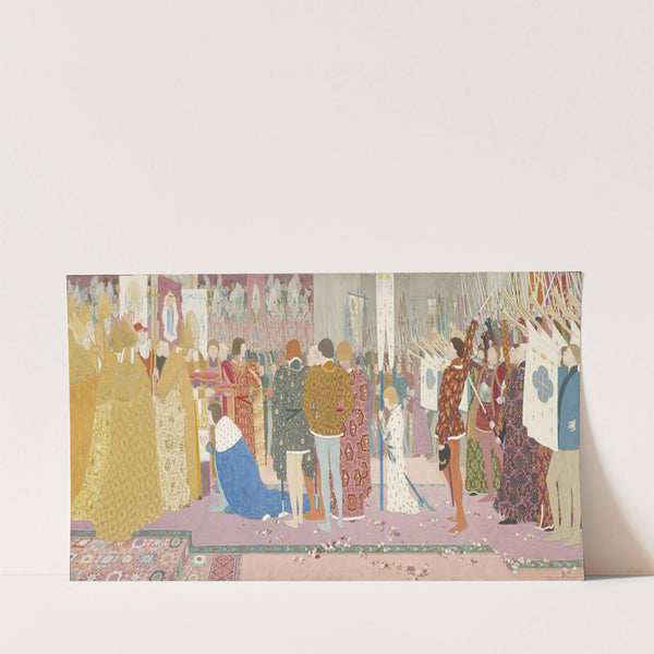 The Crowning at Rheims of the Dauphin (Joan of Arc series – V) (1907) by Louis Maurice Boutet de Monvel