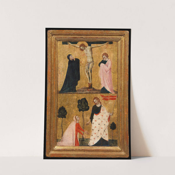 The Crucifixion, Noli Me Tangere (1330s) by Francesco da Rimini