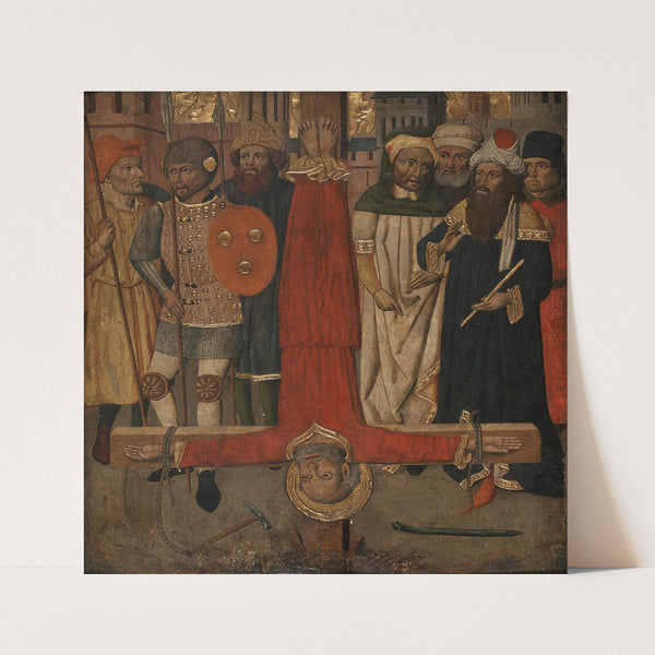 The Crucifixion of Saint Peter by Jaume Huguet