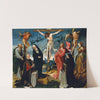 The Crucifixion with Donors and Saints Peter and Margaret by Cornelis Engebrechtsz