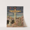 The Crucifixion with Saint Jerome and Saint Francis by Francesco Pesellino
