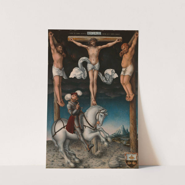 The Crucifixion with the Converted Centurion (1538) by Lucas Cranach the Elder