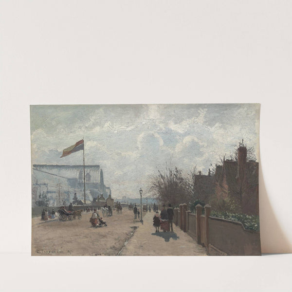 The Crystal Palace (1871) by Camille Pissarro