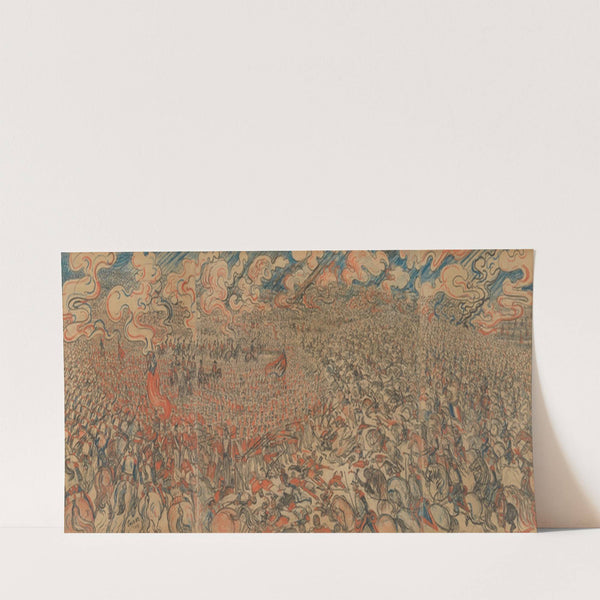 The Cuirassiers at Waterloo (1891) by James Ensor