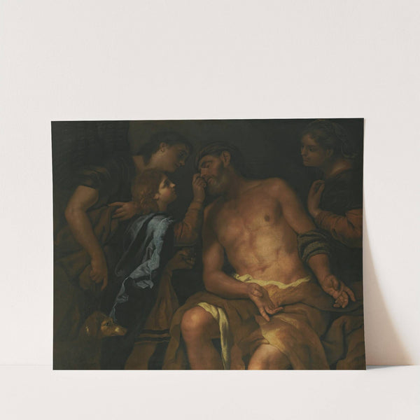 The Curing Of Tobit's Blindness by Johann Carl Loth