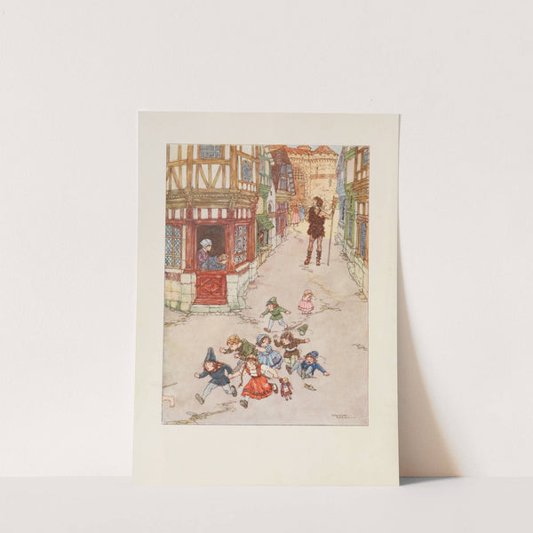 The curious glances of the passers-by made him feel uncomfortable by Maurice Lalau