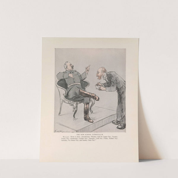 The Curriculum (1916-1917) by Louis Raemaekers