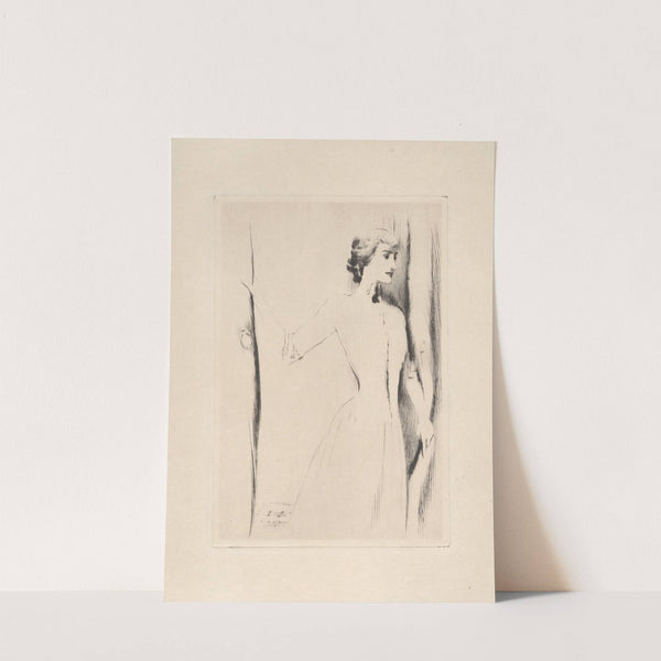 The Curtain (1904) by Fernand Khnopff