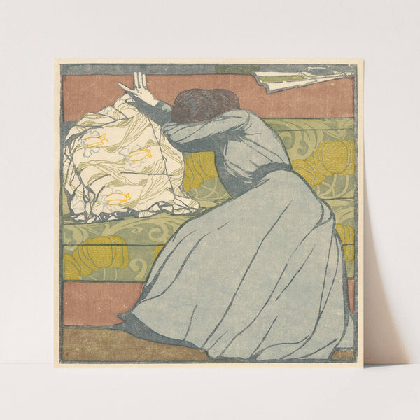 The Cushion (Der Polster) (1902) by Max Kurzweil