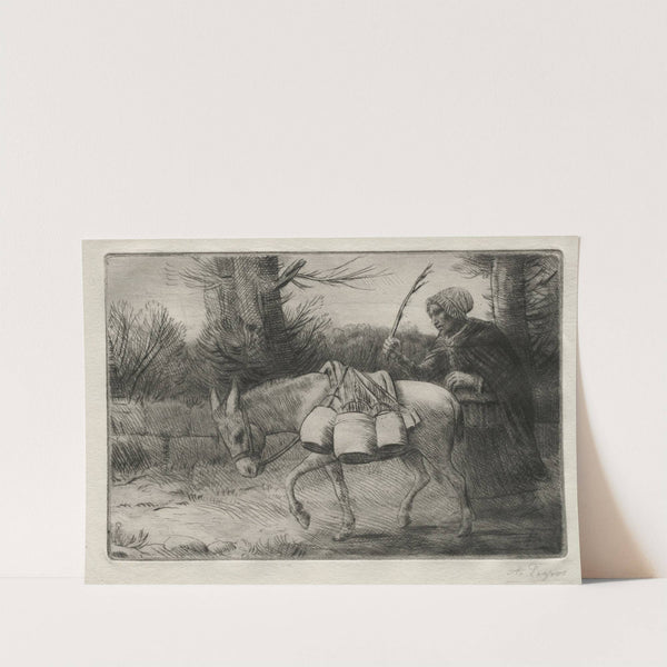 The Dairymaid of Boulogne (c. 1857–1911) by Alphonse Legros