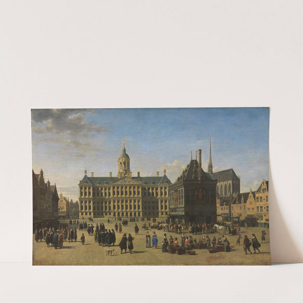 The 'Dam' in Amsterdam by Gerrit Adriaensz. Berckheyde