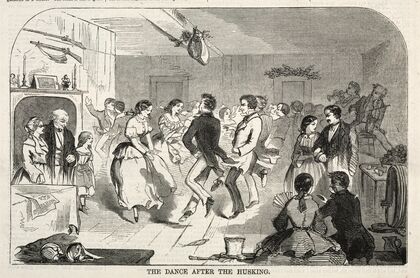 The Dance after the Husking (1858)