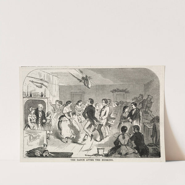 The Dance after the Husking (1858) by Winslow Homer
