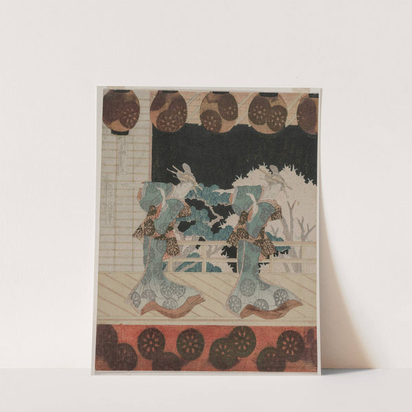 The Dance at Furuichi for the Hisagataya Group by Gakutei Harunobu