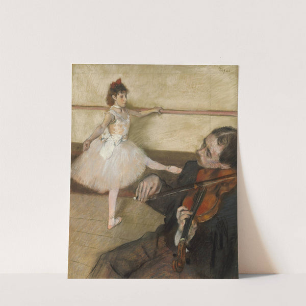 The Dance Lesson (ca. 1879) by Edgar Degas