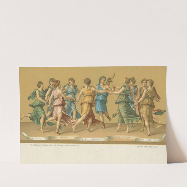 The dance of Apollo with the Muses (1907 - 1918) by Giulio Romano
