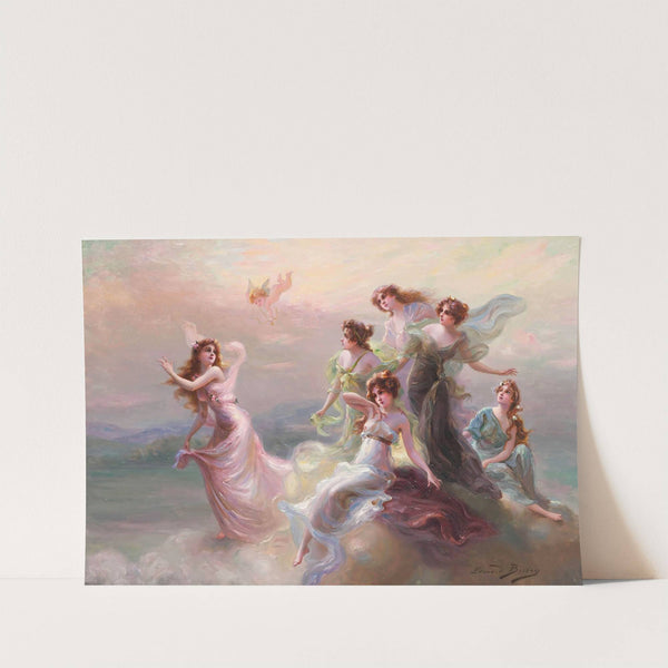 The Dance of the Nymphs and Cupid by Édouard Bisson