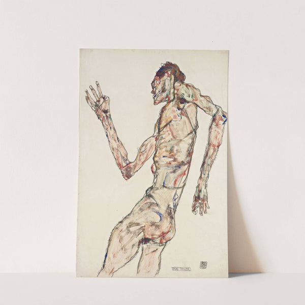 The Dancer (1913) by Egon Schiele